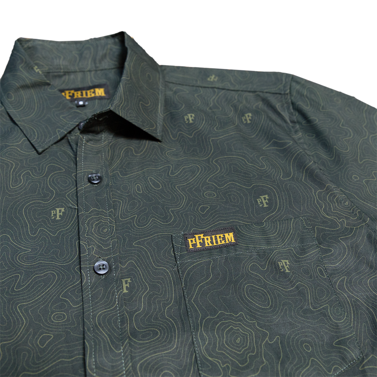 PFRIEM TOPO PATTERN BUTTON UP