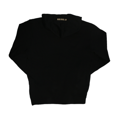 PFRIEM BLACK ZIP UP HOODIE