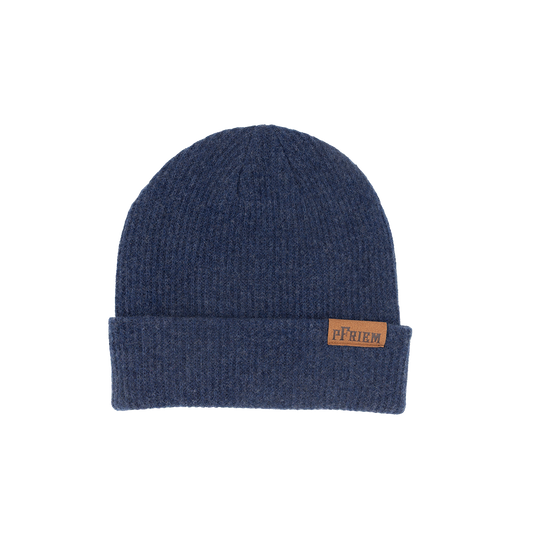 PFRIEM BLUE MERINO WOOL BEANIE