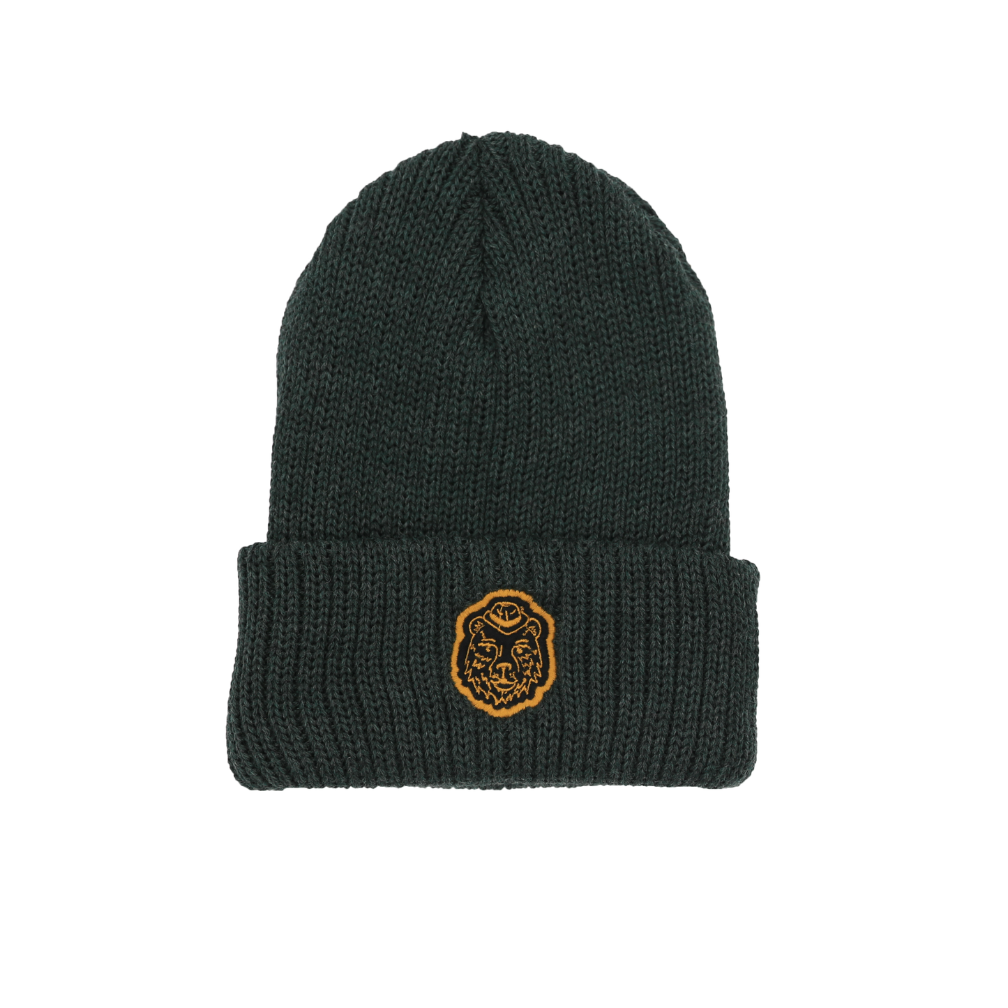 PFRIEM GREEN MERINO WOOL BEANIE