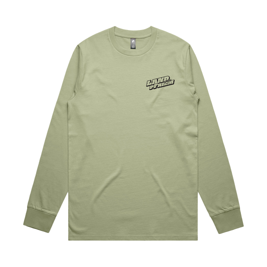 LAND OF THE PFRIEM LONG-SLEEVE TEE