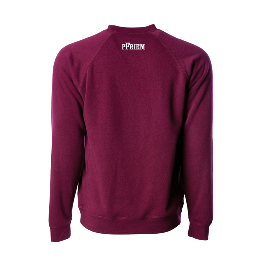 PFRIEM MAROON MILWAUKIE CREWNECK