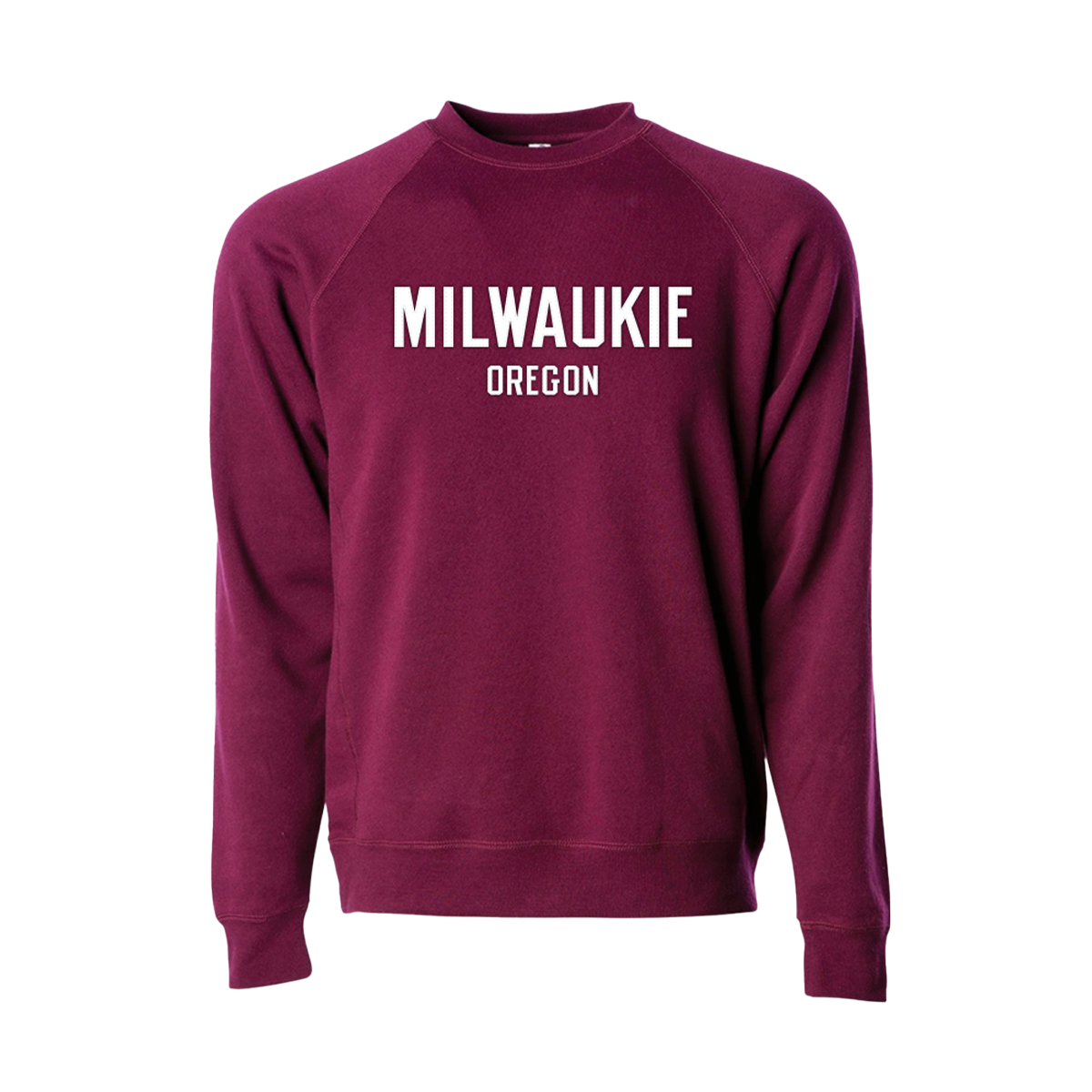 PFRIEM MAROON MILWAUKIE CREWNECK