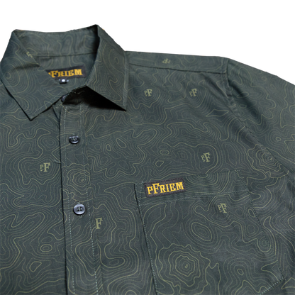 PFRIEM TOPO PATTERN BUTTON UP