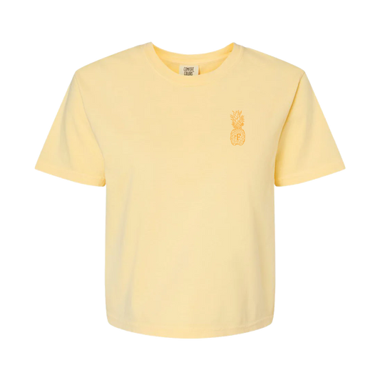 PFRIEM TROPICAL HAZY IPA WOMEN'S CROP TEE