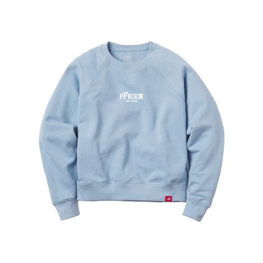 PFRIEM WOMEN'S LIGHT BLUE CREWNECK